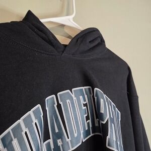 Gildan Philadelphia Eagles NFL Football Hoodie Sweatshirt Mens L Black Graphic